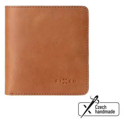 Kožená peněženka FIXED Classic Wallet z pravé hovězí kůže, hnědá