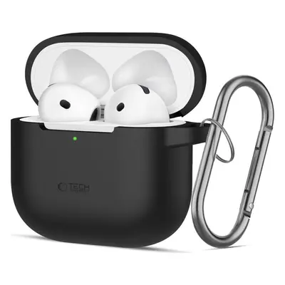 TECH-PROTECT SILICONE HOOK APPLE AIRPODS 4 BLACK