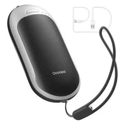 Ocoopa HotPal PD 5000 mAh ohřívač rukou s funkcí powerbanky, USB-C, bílá a černá