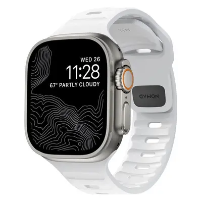 Nomad Sport Strap M/L, white - Apple Watch 49mm/46mm/45mm/44mm/42mm