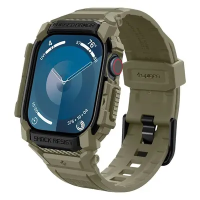 Spigen Rugged Armor Pro, vintage khaki - Apple Watch 10 46mm