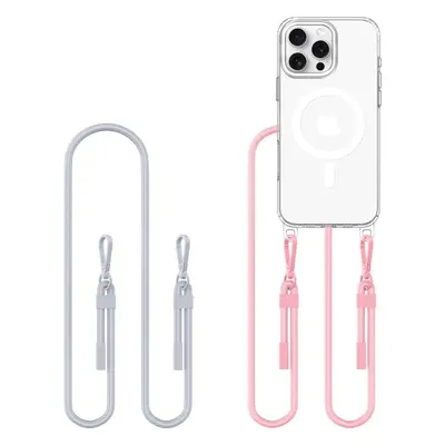 TECH-PROTECT FLEXAIR CHAIN MAGSAFE IPHONE 16 PRO GREY & PINK