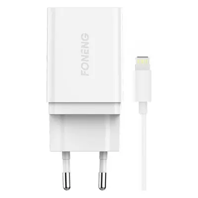 Rychlá nabíječka Foneng K300 1x USB 3A+ kabel USB Lightning pro iPhone