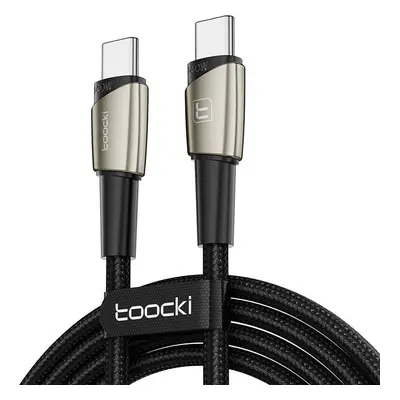 Kabel USB-C na USB-C Toocki TXCTT14- LG01-W2, 2 m, 140 W (perleťový nikl)