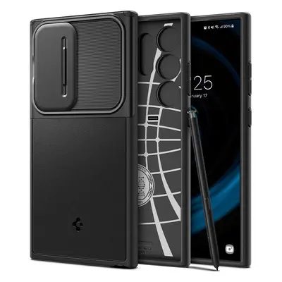 Spigen Optik Armor, black - Samsung Galaxy S24 Ultra