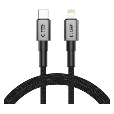 TECH-PROTECT ULTRABOOST DNA LIGHTNING CABLE PD27W/3A 100CM IRON GREY