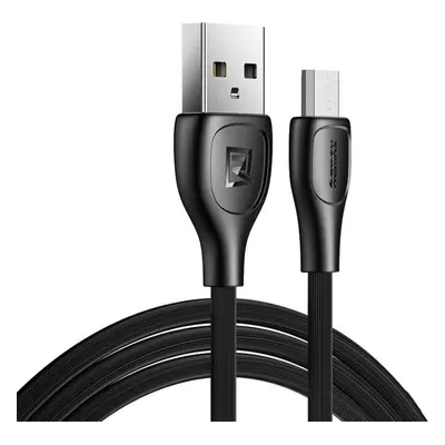 Kabel USB Micro Remax Lesu Pro, 1 m, 2,1 A (černý)