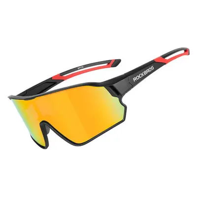 Rockbros bicycle glasses, photochromic 10135R (red)