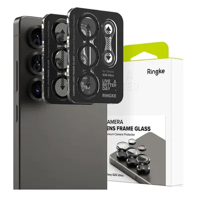 Ochranné sklo na čočku fotoaparátu RINGKE CAMERA FRAME PROTECTOR 2-PACK GALAXY S25 ULTRA BLACK