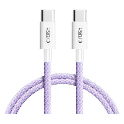 TECH-PROTECT ULTRABOOST LITE TYPE-C CABLE PD60W/3A 100CM MAUVE