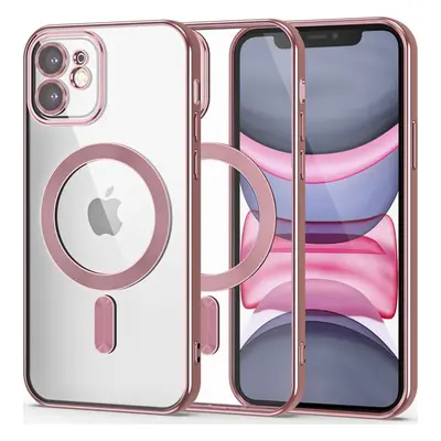 TECH-PROTECT KRYT MAGSHINE MAGSAFE IPHONE 11 ROSE GOLD