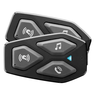 Bluetooth headset pro uzavřené a otevřené přilby Interphone U-COM3, Twin Pack