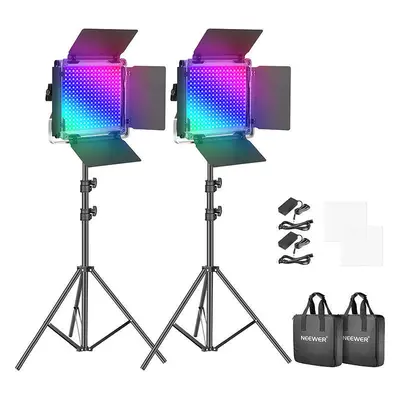 Neewer 660 PRO RGB LED studio set, dvě 50W lampy 3200-5600K + stativ