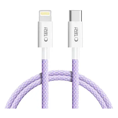 TECH-PROTECT ULTRABOOST LITE LIGHTNING CABLE PD27W/3A 100CM MAUVE