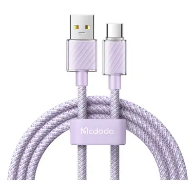 Kabel USB-A na USB-C Mcdodo CA-3655, 100W, 2m (fialový)