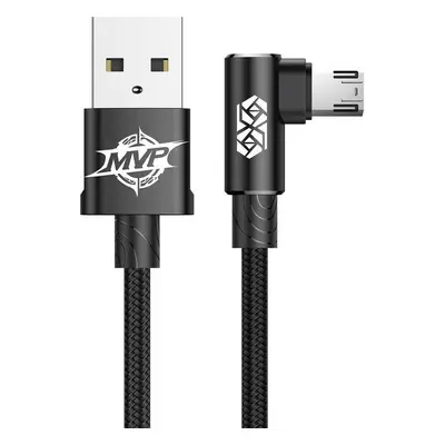 Baseus MVP Kolenový kabel USB na micro USB 2A 1m - černý