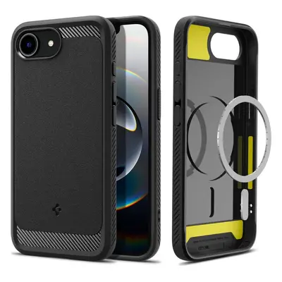 SPIGEN RUGGED ARMOR MAG MAGSAFE IPHONE 16E MATTE BLACK