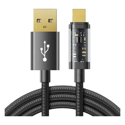 Kabel USB-A na Lightning / 2,4A / 2 m Joyroom S-UL012A20 (černý)