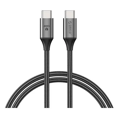 Orico 100W nabíjecí kabel USB-C na USB-C (černý)