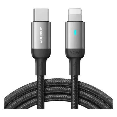 Kabel USB Lightning na USB-C 20W 1,2 m Joyroom S-CL020A10 (černý)