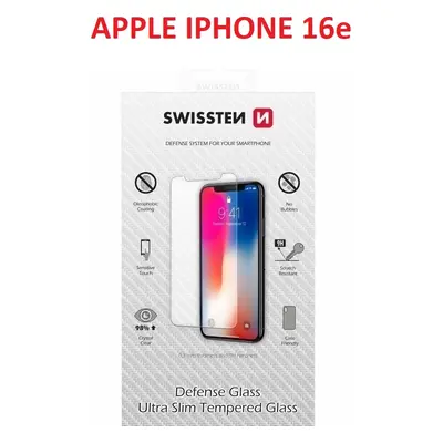 OCHRANNÉ TEMPEROVANÉ SKLO SWISSTEN PRO APPLE IPHONE 16e RE 2,5D