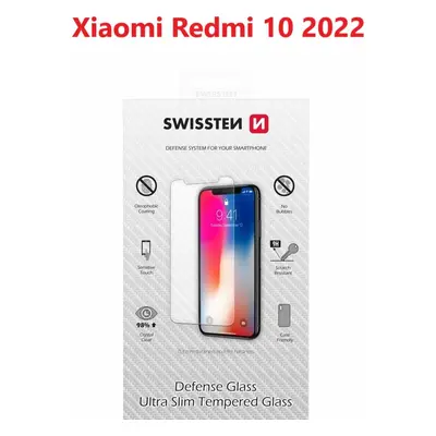 OCHRANNÉ TEMPEROVANÉ SKLO SWISSTEN PRO XIAOMI REDMI 10 2022 RE 2,5D