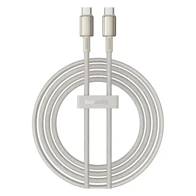 Kabel USB-C na USB-C Baseus Tungsten Gold, 100 W, 2 m (zlatý)