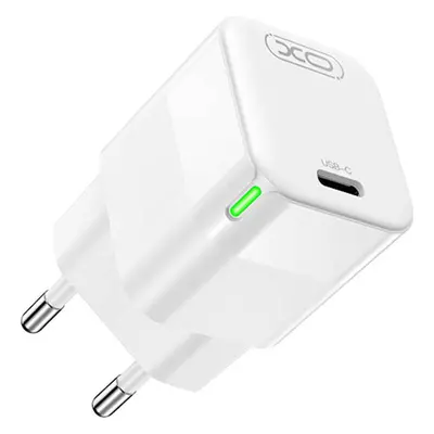 Nástěnná nabíječka XO CE06, 30W, USB-C (bílá)