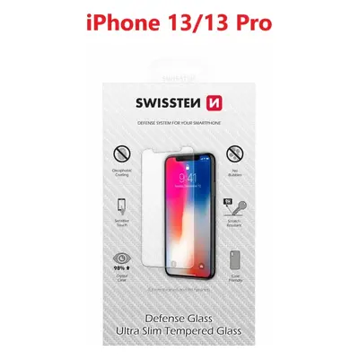 OCHRANNÉ TEMPEROVANÉ SKLO SWISSTEN PRO APPLE IPHONE 13/13 PRO RE 2,5D