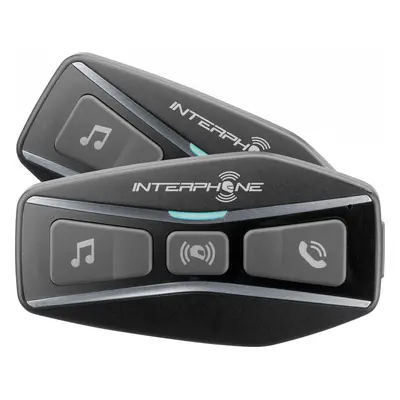 Bluetooth headset pro uzavřené a otevřené přilby Interphone U-COM4, Twin Pack