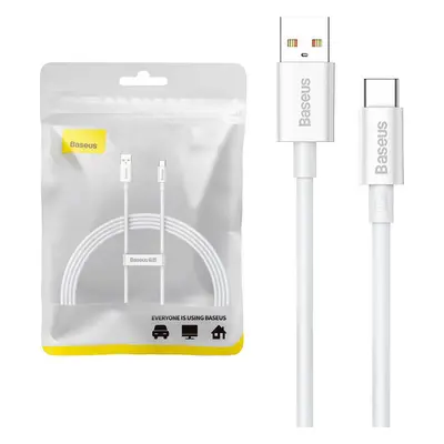 Kabel USB-C Baseus Superior 100W 1,5 m (bílý)