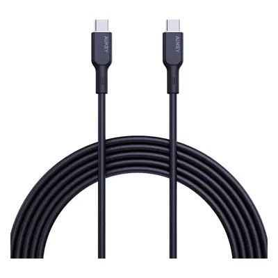 Kabel Aukey CB-SCC102 USB-C na USB-C 1,8 m - 100W (černý)