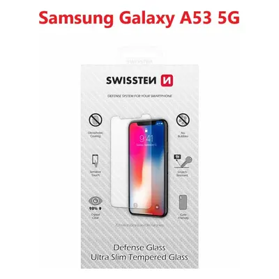 OCHRANNÉ TEMPEROVANÉ SKLO SWISSTEN PRO SAMSUNG A536 GALAXY A53 5G RE 2,5D