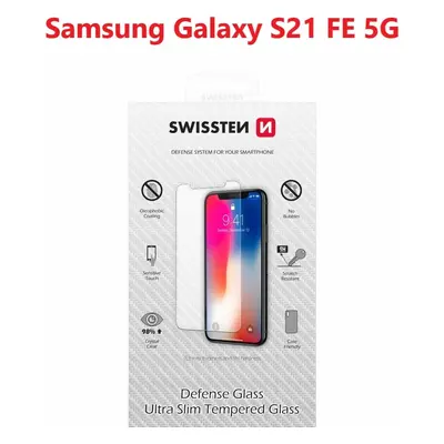 OCHRANNÉ TEMPEROVANÉ SKLO SWISSTEN PRO SAMSUNG G990 GALAXY S21 FE 5G RE 2,5D