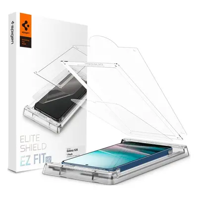 Hybridní sklo SPIGEN ELITE SHIELD ”EZ FIT” HD GALAXY S25 CLEAR s instalačním aplikátorem