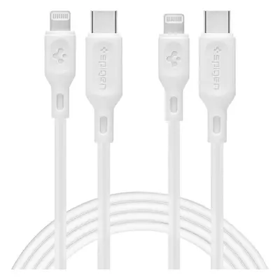 SPIGEN DURASYNC MFI LIGHTING CABLE 2-PACK 100CM WHITE