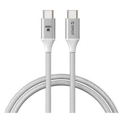 Orico 100W nabíjecí kabel USB-C na USB-C (bílý)