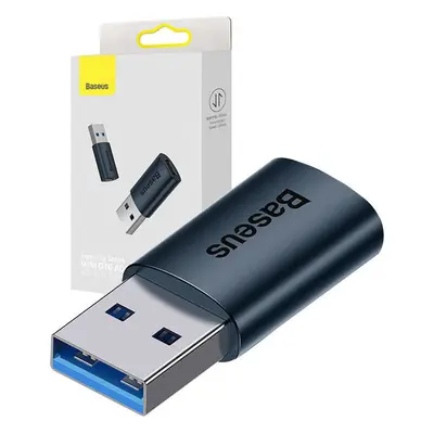 Baseus Ingenuity adaptér USB-A na USB-C OTG (modrý)