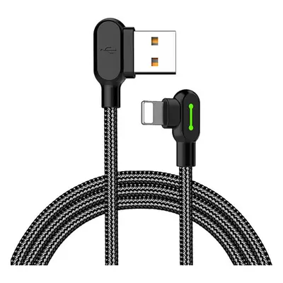 Kabel USB-Lightning, Mcdodo CA-4673, úhlový, 1,8 m (černý)