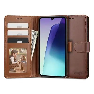 TECH-PROTECT WALLET XIAOMI REDMI 14C / POCO C75 BROWN