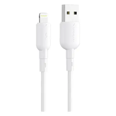 Vipfan Kabel USB na Lightning VFAN Colorful X11, 3A, 1m (bílý)