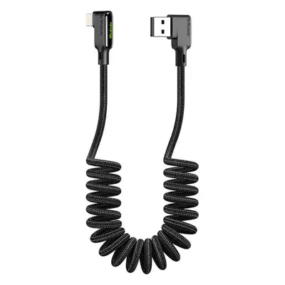 Kabel USB-Lightning, Mcdodo CA-7300, úhlový, 1,8 m (černý)