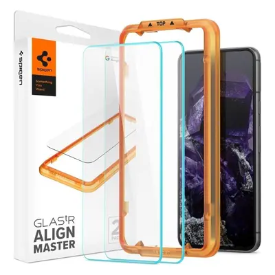 Tvrzené sklo SPIGEN ALM GLAS.TR 2-PACK GOOGLE PIXEL 8 CLEAR