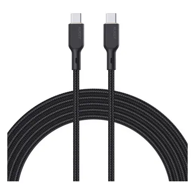 Kabel Aukey CB-KCC101 USB-C na USB-C 1m - 100W (černý)