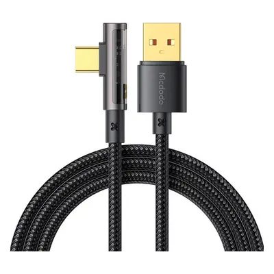 Kabel USB-C Prism 90 stupňů Mcdodo CA-3380, 6A, 1,2 m (černý)