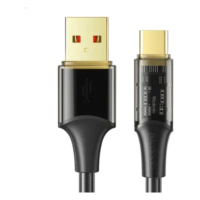 Kabel USB na USB-C, Mcdodo CA-2090, 6A, 1,2 m (černý)