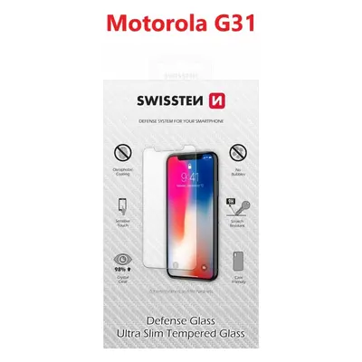 OCHRANNÉ TEMPEROVANÉ SKLO SWISSTEN PRO MOTOROLA G31 RE 2,5D