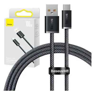 Kabel USB na USB-C Baseus řady Dynamic, 100 W, 1 m (šedý)