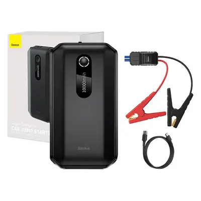 Baseus Super Energy Car Jump Starter 10000mAh, 1000A, USB (černý)