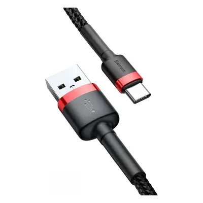 BASEUS CAFULE TYPE-C CABLE 200CM RED/BLACK